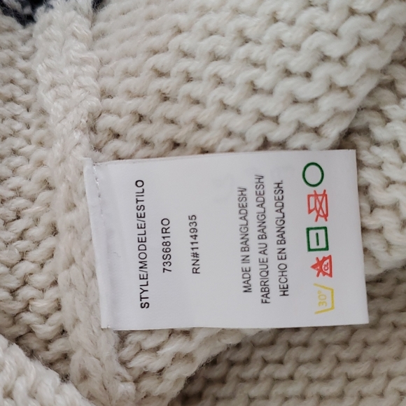 Anthropoloie Guest Brand Cloth Nordic Knit Sweater - Picture 10 of 13